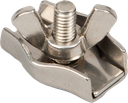 Seilklemme Edelstahl mit Flügelmutter für Seile bis 6 mm