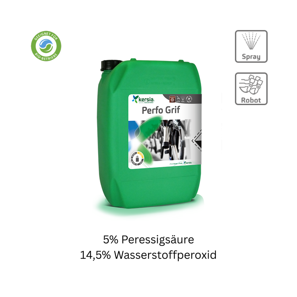 Performance Grif 24 kg - Desinfektion des Melkzeugs 