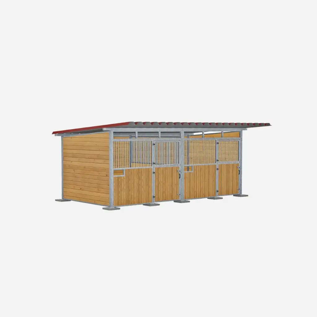Trennwand für Weidehütte Tiefe 3,50 m 