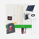 Schafzaun Wolf Set smart, inkl. Weidezaungerät und Schafnetz 120 cm