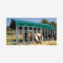 Weideunterstand mit Fressgitterfront